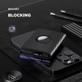 Pikkukuva 5 / 7: Lompakko Airtag-pidikkeellä Hiili-RFID-korttipidike 5 korttia Black one size