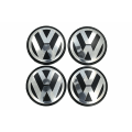 Pikkukuva 1 / 2: VW07 - 56MM 4-pack Center kattaa Volkswagenin Silver one size