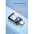 Miniatyrbild 6 av 7: USB C till USB-adapter dataöverföring med hög hastighet, USB-C hane till USB 3.0 grå one size