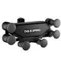 Pikkukuva 1 / 6: Mobiiliteline autoon - Spring Gravity auton pidikkeen ilmanotto Black