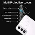 Miniatyrbild 4 av 9: Samsung S22 / S22 Plus Kamera Linsskydd Transparent one size