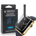 Miniatyrbilde 1 av 5: UV-lys herdet glass skjermbeskytter for Apple Watch 41mm Transparent