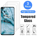 Miniatyrbild 6 av 6: 3x Glasskydd OnePlus 9 Härdat Täcker hela skärmen Transparent one size