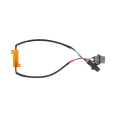 Miniatyrbillede 3 af 3: 2x 7440 W21W T20 Dekoderresistens problemløser canbus Black one size