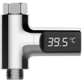 Miniatyrbilde 1 av 8: LED-termometer for dusjkran, LED-termometer for dusjkran Silver one size