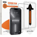 2-Pack Skärmskydd kompatibel med iPhone 16 Pro Max – Monteringsram Transparent one size