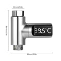 Pikkukuva 3 / 8: LED-lämpömittari suihkuhanaan, LED-lämpömittari suihkuhanaan Silver one size