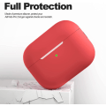 Pikkukuva 5 / 6: 2x Punainen Airpods PRO 2 silikonikuorikotelo Red one size