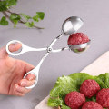 Miniatyrbillede 3 af 7: Frikadelletang 48 mm til runde lige frikadeller Silver one size
