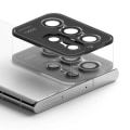 Miniatyrbillede 2 af 9: Sort Samsung S22 Ultra kamera linsecover Transparent one size