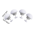 Miniatyrbilde 2 av 6: Trekklås for dynetrekk 4X Hvit White one size