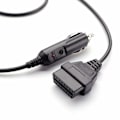 Miniatyrbilde 2 av 2: OBD-adapter Sigarettennerkontakt for OBD hunn 1 meter Black one size
