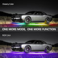 Miniatyrbilde 8 av 8: LED Loop Under Car Kit Flerfarget fjernkontroll vanntett White one size