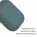 Miniatyrbild 3 av 6: 2x Silikonskal fodral för Apple Airpods PRO Grön Grön one size