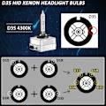 Miniatyrbillede 7 af 8: Xenonlamper, D3S 6000K, 2-pack Silver