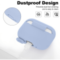 Miniatyrbilde 5 av 6: 2x Blå Airpods PRO 2 silikondeksel Blue one size