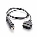 Miniatyrbillede 1 af 2: OBD adapter Cigaret lighter socket til OBD hun 1 meter Black one size