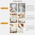 Miniatyrbilde 11 av 11: Hvit oppbevaringsboks / hjul for frokostblandinger ... White one size