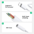 Miniatyrbilde 4 av 8: 2x Lightning til 3,5 mm adapter for hodetelefoner White one size