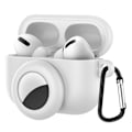 Pikkukuva 1 / 5: AirPods Pro silikonikuori ja AirTag-pidin Valkoinen White one size