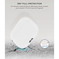 Miniatyrbillede 4 af 6: 2x Sort Apple AirPods 3 etui silikone beskyttende etui til AirPods 3 White one size