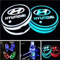 Pikkukuva 1 / 4: 2X Hyundai Led -alusta mukinpitimille Silver one size
