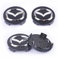 Miniatyrbillede 2 af 2: Mazda02 - 56MM 4-pak Center dækker Mazda Silver one size