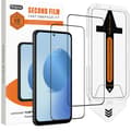 2-Pack Skjermbeskytter kompatibel med Samsung A56 – Ramme Transparent one size