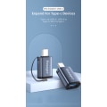 Pikkukuva 3 / 9: USB-uros-USB-C-naaras nopea tiedonsiirto, USB A-USB C Grey one size