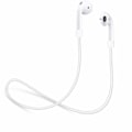 Miniatyrbild 1 av 4: 2x Vit Magnetisk silikonsnöre Apple AirPods Rem Straps Vit one size