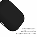 Pikkukuva 3 / 5: 2x Silikoninen suojakotelo Apple Airpods PRO mustalle Black one size