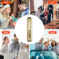 Miniatyrbild 5 av 6: 2X Perfume Atomizer 8 ml Parfymflaska för resa Silver one size