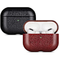 Pikkukuva 5 / 5: Læder taske til Apple Airpods Pro 2 - sort Black one size