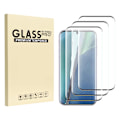 Miniatyrbillede 1 af 5: 3x Glasafdækning OnePlus 8 Pro tempereret Dækker hele skærmen Transparent one size