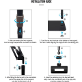 Miniatyrbilde 5 av 9: Gulvstativ for nettbretttelefoner opptil 13 tommer Black one size