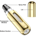 Pikkukuva 3 / 6: 2X Perfume Atomizer 8 ml Hajuvesipullo matkustamiseen Silver one size