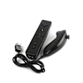 Miniatyrbild 1 av 5: Wii Remote Plus + Nunchuck Motion Plus (Svart) Svart one size