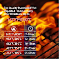 Miniatyrbillede 5 af 7: Grillhandsker varmebestandige op til 800°C ovnhandsker Black one size