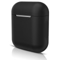 Miniatyrbild 4 av 6: 2x Silikonskal fodral för Apple Airpods / Airpods 2 - Svart Svart one size
