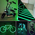 Miniatyrbilde 6 av 7: 20mm selvlysende tape 5 meter Glow In Dark White