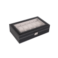 Miniatyrbilde 5 av 5: Clock box for 12 klokker / Clock box / Clock box Black one size