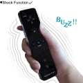 Miniatyrbillede 4 af 5: Wii Remote Plus + Nunchuck Motion Plus (sort) Black one size