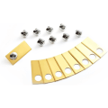 Miniatyrbillede 2 af 5: Titaniumbelagte knive til Honda Miimo robotplæneklipper 9 stk Gold one size
