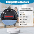 Miniatyrbild 6 av 9: 5x Moppduk Roborock S8 S8+ S7 S7+ T7 T7S T7 Plus, S7MaxV, S7 MaxV Plus Vit one size