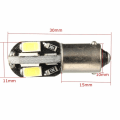 Pikkukuva 3 / 3: 4x CANBUS T4W - BA9s 8 LED 5730 - valkoinen White one size