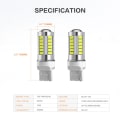 Pikkukuva 2 / 4: 2x punainen 7440 W21W T20 33. smd 5730 Red one size