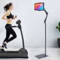 Miniatyrbilde 6 av 9: Gulvstativ for nettbretttelefoner opptil 13 tommer Black one size