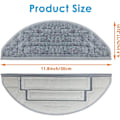 Miniatyrbilde 4 av 5: 5x Mopp kluter for Xiaomi Roborock S8 pro ultra White one size