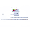 Miniatyrbillede 2 af 7: LED-loop til TV Google / Wifi + Fjernbetjening + lydstyring White one size