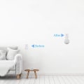Miniatyrbild 5 av 5: Väggfäste / Hängare till Google Nest Mini Gen 2 Vit Vit one size